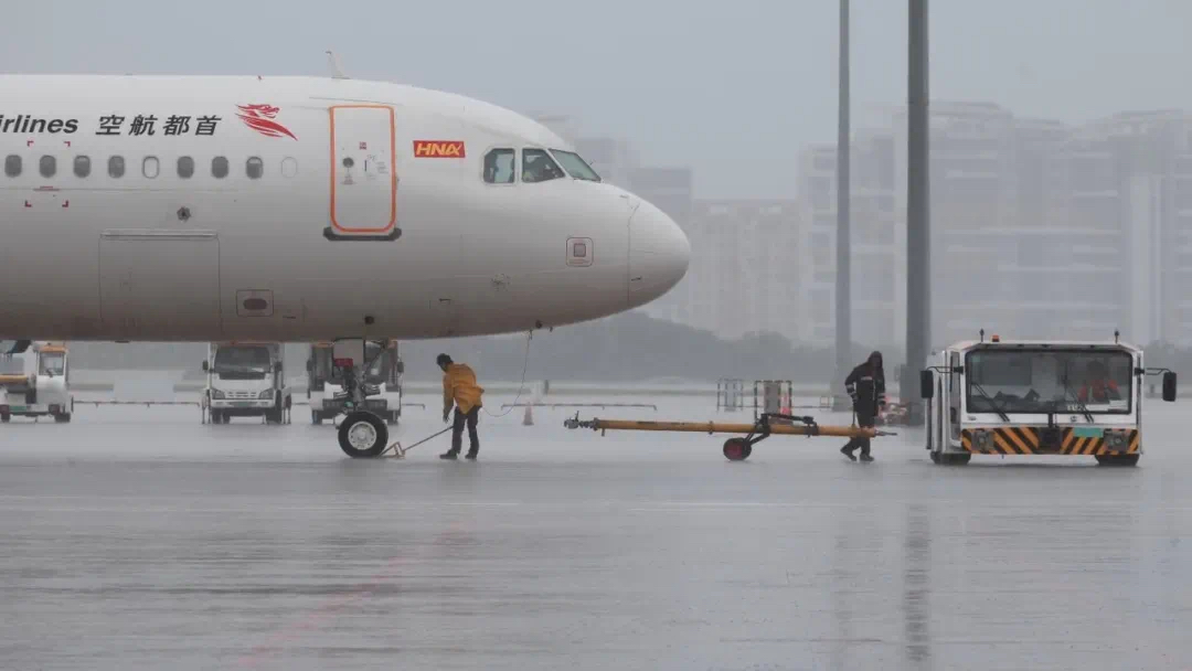 迎戰(zhàn)臺風“蝴蝶”，海航技術(shù)多線聯(lián)動守護航班安全